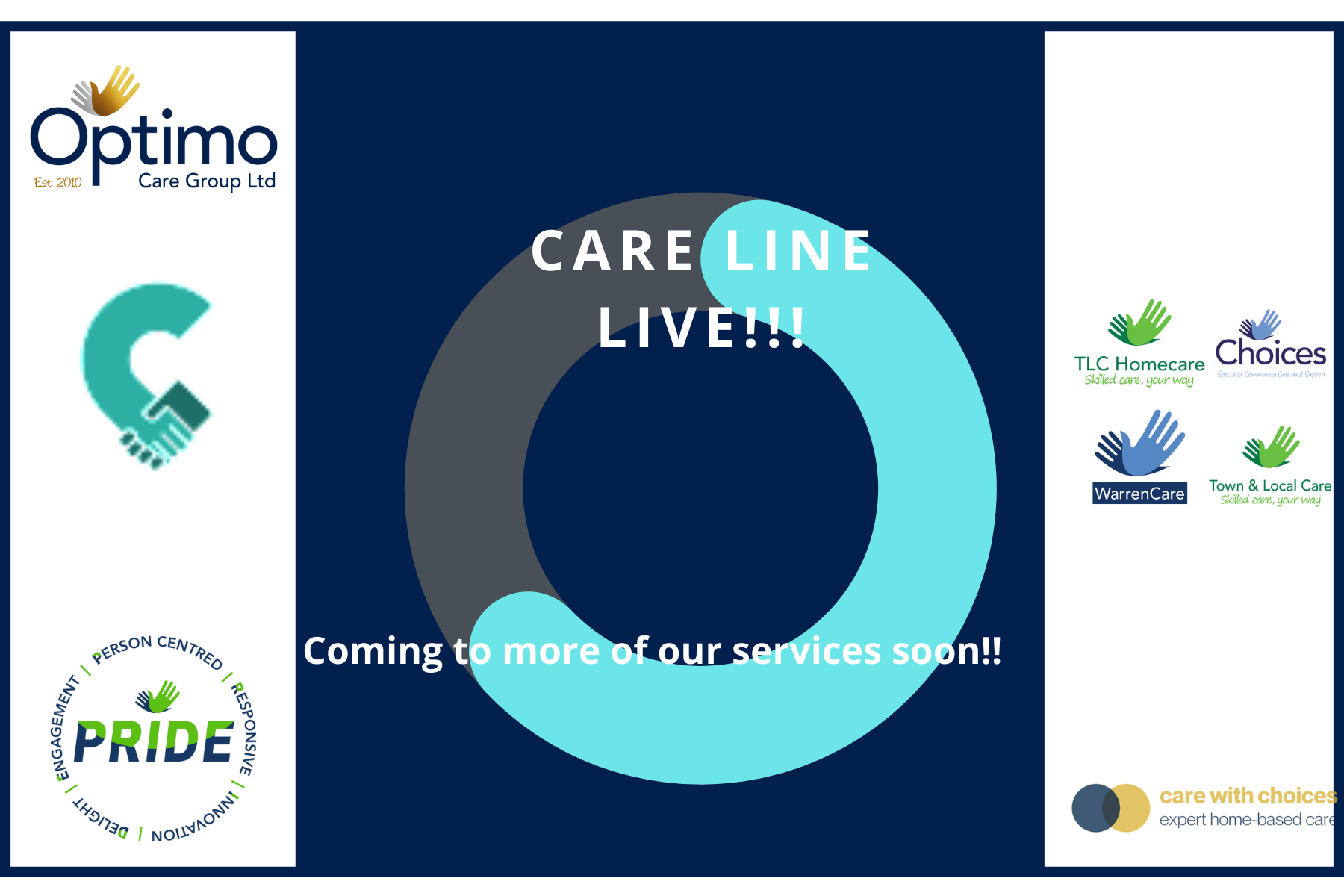 ‘CARE LINE LIVE’ – Coming to More of Our Services Soon!!!